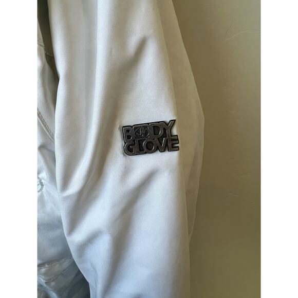 Vintage Body Glove Snow Tech, Sz M Jacket White Insulated Waterproof Coat - Picture 3 of 9